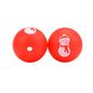 15mm Printed Christmas Silicone Beads Festive Holiday Designs 50pcs 10