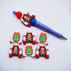 Silicone Focal Beads Christmas Tree Costume Sweater 20pcs 2