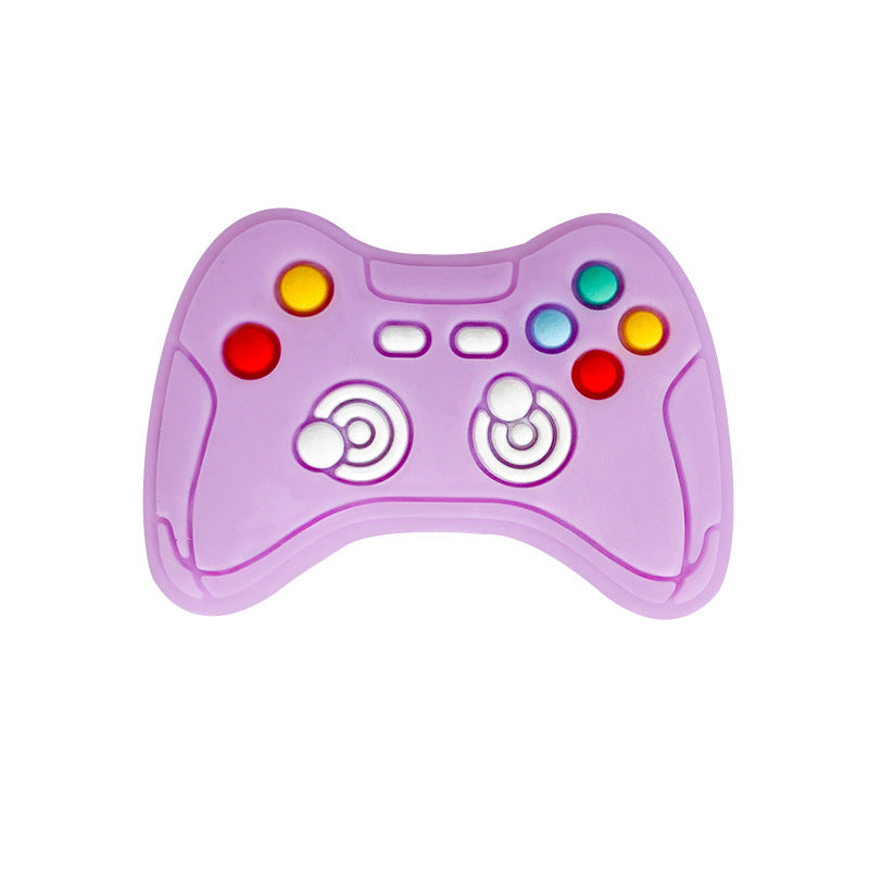 Silicone Focal Beads Game Controller Colorful Matte Finish 10pcs 4