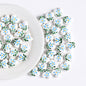 Fresh Floral Heart Ceramic Beads 15mm Hand Painted 5pcs 4