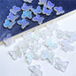 Czech Glass Beads Butterfly 11mm Translucent Purple Blue Pink 50pcs 12