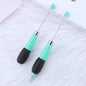 Beadable Telescopic Pen Colorful Ergonomic Rotary Ballpoint 1.0mm 20