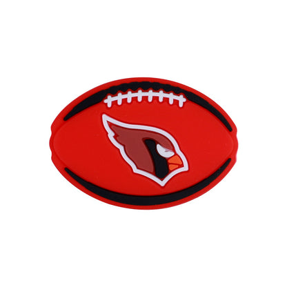 Silicone Focal Beads NFL Football Helmets and Logos 20pcs 14