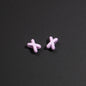 Baking Painted X Acrylic Beads 8mm Glossy Colorful 100pcs 10