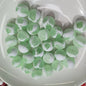 Glitter Cream 10 12 16mm Resin Beads Double Color Swirls 20pcs 12