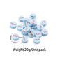 Flat Clay Beads Fruit and Christmas Tree Pattern Polymer 50pcs 18