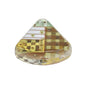Cake Slice Acrylic Beads 21mm Colorful Mixed 10pcs 8
