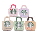 Flat Tote Bag Acrylic Beads Matte Pastel Heart Music Note 10pcs 5