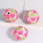 Embellished Bubblegum Beads 18mm Fruit Slice Colorful 10pcs 9