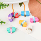 Dragonfly Clay Beads 8x11x4mm Colorful Polymer 100pcs 4