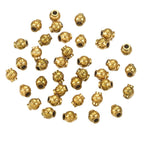 Stainless Steel Lantern Crimp Metal Beads 4/5/6mm Mixed Finish 20pcs 4