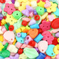 Mixed Style Acrylic Beads Colorful Hearts Bows Gems Assorted 22
