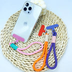 Fabric Tether Tabs Keychain Accessories 55mm Metal D Ring 20pcs 2