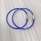 PVC Coated Wire Key Rings Colorful Durable 15cm 20pcs 15