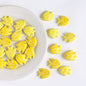 Polka Dotted Fish Ceramic Beads 21mm Colorful Glazed 5pcs 9
