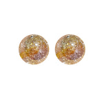 Colored Crackle Round Acrylic Beads 16mm Glossy Translucent 100pcs 5