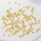 Tiny Donut Spacer CCB Plastic Acrylic Beads 4mm KC Gold 1000pcs