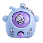 Egg Spinner Keychain Toy Rock Paper Scissors Random Pastel Color 1pc 4