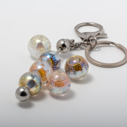 Plating Distressed Crown Resin Beads 16mm Vintage Mixed Colors 10pcs
