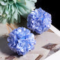 Floral Bubblegum Beads 22mm Metal Texture Flower Cluster 5pcs 13