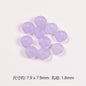 Acrylic Round Spacer Beads 8mm Matte Transparent Jelly Color 200pcs 8