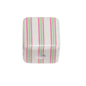 Striped Designer M Acrylic Square Beads 14mm 10pcs 9