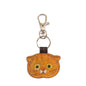 Kawaii Cat Keychain PU Leather Cute Animal Design 2pcs 8cm 13