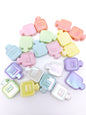 Painted Perfume Bottle Acrylic Beads 29mm Enamel Finish 50pcs 13