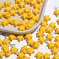Glow Star Acrylic Beads 11mm Glossy Vibrant Colors 50pcs 13