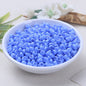 Glass Donut Spacer Beads 4mm Solid Color 200pcs 9