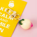 Plastic Fruit Keychain Colorful Glossy Charm Fun Summer Theme 6