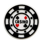 Silicone Focal Beads Casino Chip With Casino Text 20pcs 5