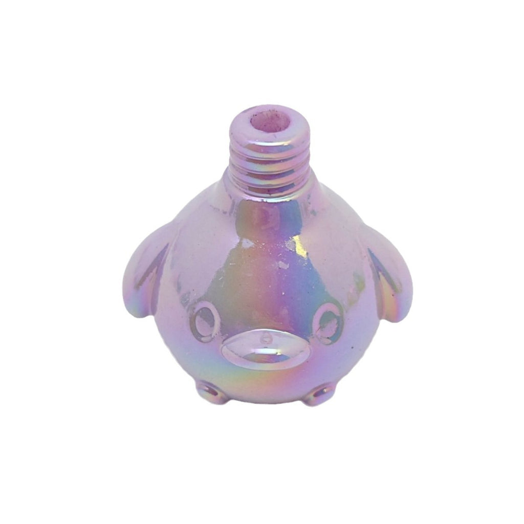 UV Plating Piggy Acrylic Beads 25mm Glossy Colorful 50pcs 5