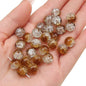 Crackle Round Glass Beads 10mm Assorted Colors 40pcs 27