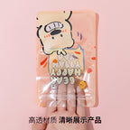 Cartoon Bear Print Zip Lock Plastic Bags 13x21cm Top Seal 10pcs 2