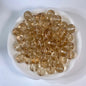 Transparent Glass Beads 10mm Soft Pastel Glossy Finish 100pcs 14