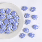 Polka Dotted Fish Ceramic Beads 21mm Colorful Glazed 5pcs 6