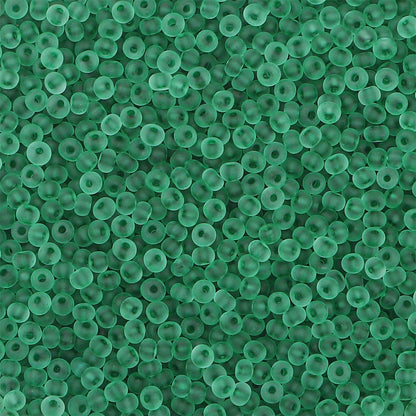 Transparent Frosted Seed Glass Beads 2mm with 1mm Hole 660pcs 32