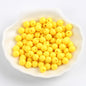 Solid Color Round Acrylic Beads 6mm Glossy Finish 600pcs 10