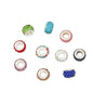 Rhinestone 3-Rows Spacer Beads 12mm Large Hole 50pcs 5