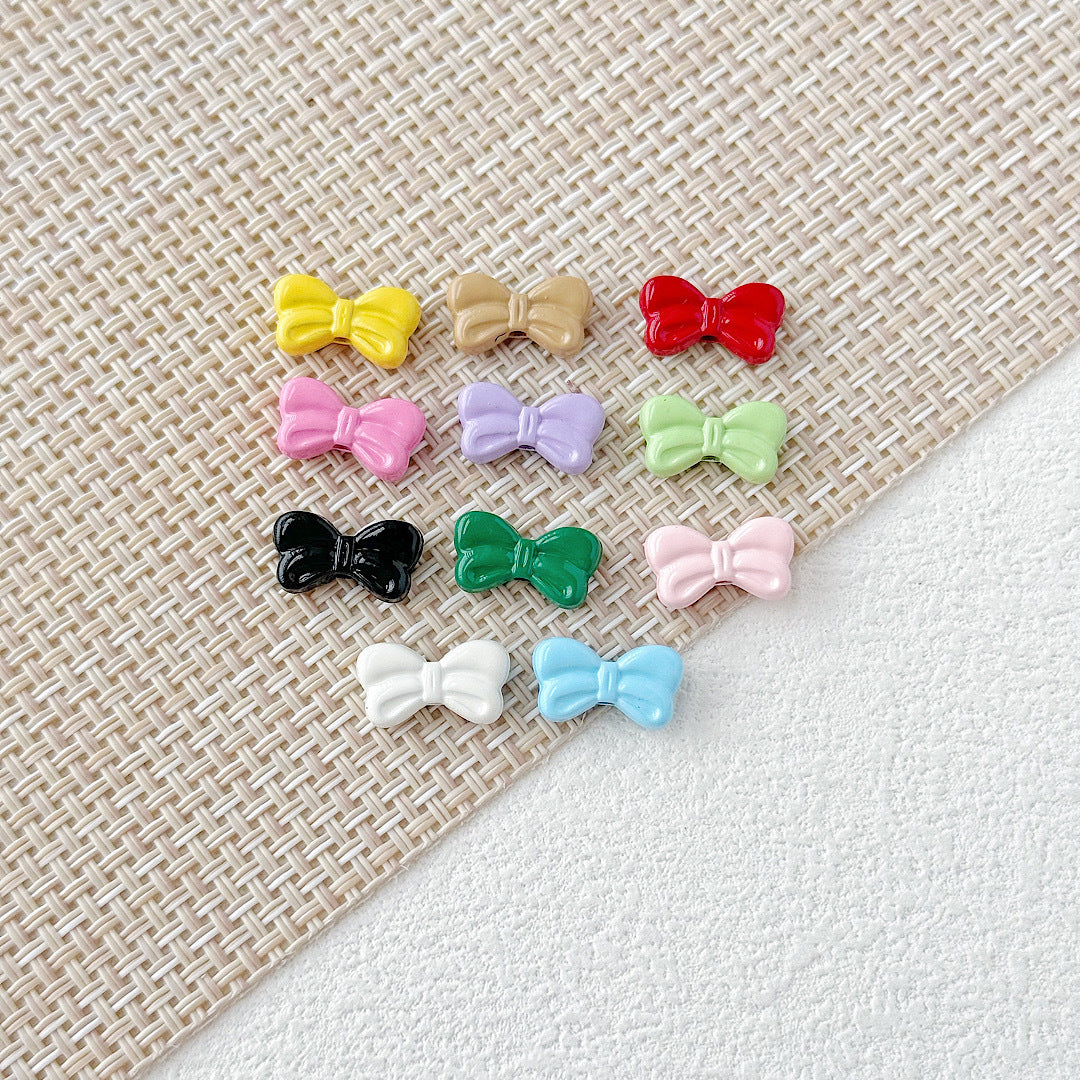 Baking Painted Christmas Tree and Bells Metal Beads 20pcs Festive Colors 15