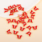 Irregular Shaped Metal Beads Double-Sided Enamel Evil Eye 20pcs 18