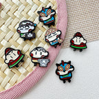 Painted Alloy Metal Beads Crayon Shin-Chan Series 10pcs 4