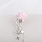Tassel Crown Butterfly Metal Beads 24mm Silver Tone Alloy 6pcs 8