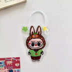 Labub Pattern Zip Lock Bags PVC Plastic Clear 18x10cm 10pcs 8