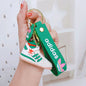 Mini High Top Basketball Shoe Keychain Red Burgundy PVC Soft 10