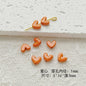 Chair and Jigsaw Metal Beads Painted Colorful Glossy 20pcs 25