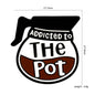 Silicone Focal Beads Coffee Pot Addicted To The Pot Text Design 20pcs 2