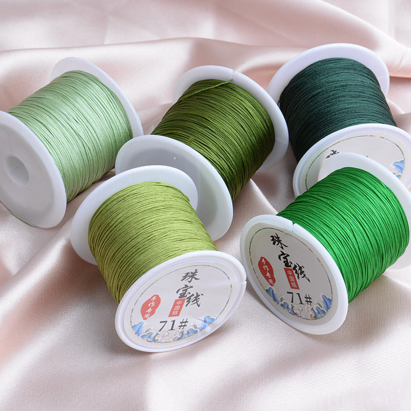 Nylon Thread Solid Color Glossy Finish 0.4mm 60m Spool 4