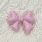 Hand Painted Balloon Bow Acrylic Beads 33mm Solid Color 10pcs 7